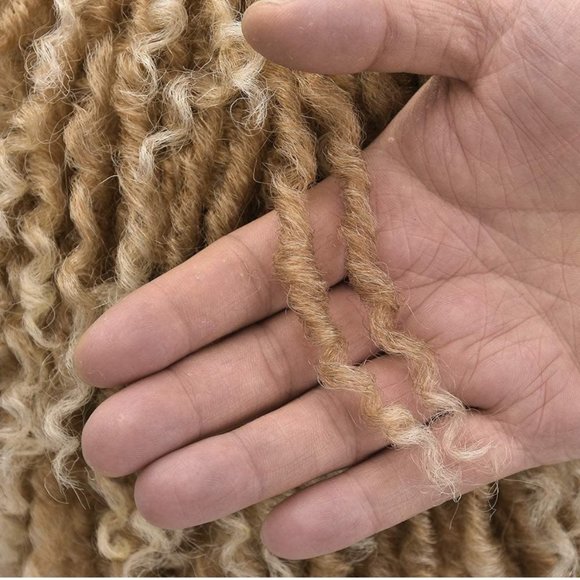 Womens ladies faux locs wig